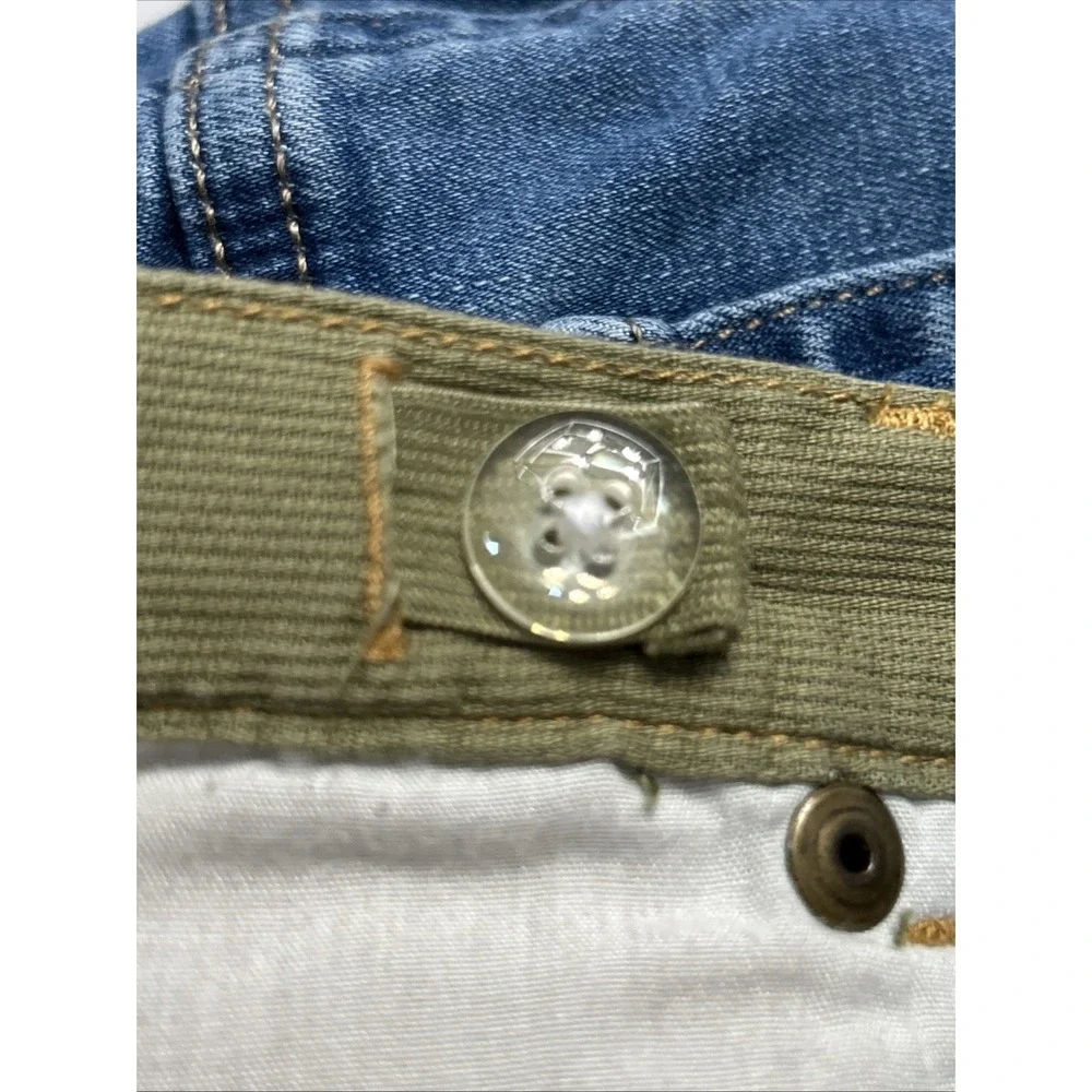 Gymboree Bonjour Provence Cropped Pants Olive Green Sequins‎ & Embroidered Sz 8